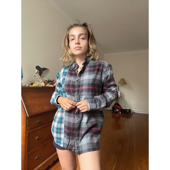 Alexander Kelly split flannel soNY | Large ~ Slim Fit - Picture 1 of 12